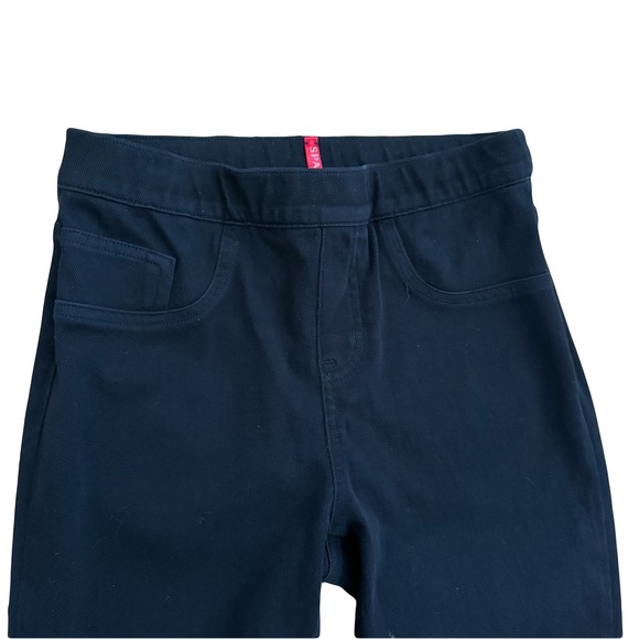 SPANX Black Ponte Knit Leggings Pants Womens Small Pull On Comfort - Picture 2 of 4